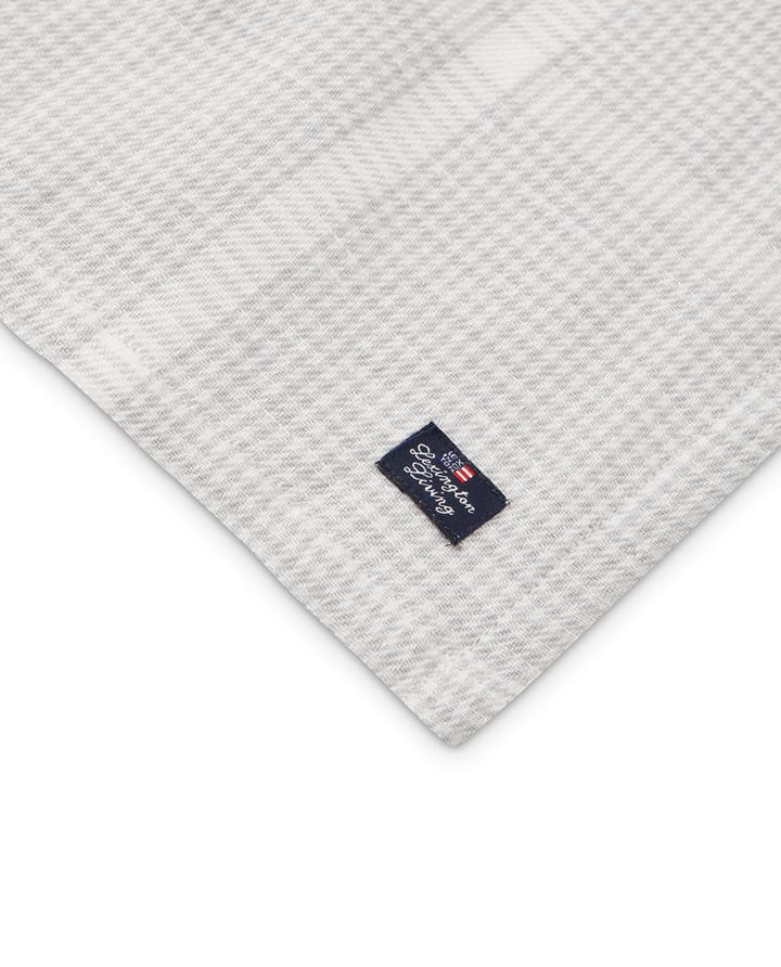 Pepita チェック コットンリネン ファブリックナプキン 50x50 cm, White-light grey Lexington | レキシントン