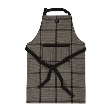 Pepita Check コットンリネン エプロン - Dark Grey-beige - Lexington | レキシントン