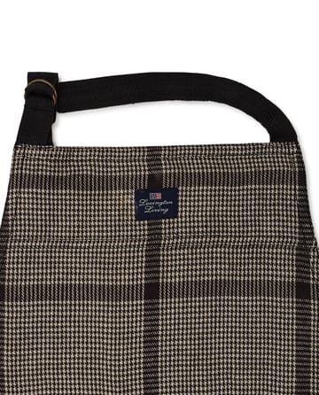 Pepita Check コットンリネン エプロン - Dark Grey-beige - Lexington | レキシントン
