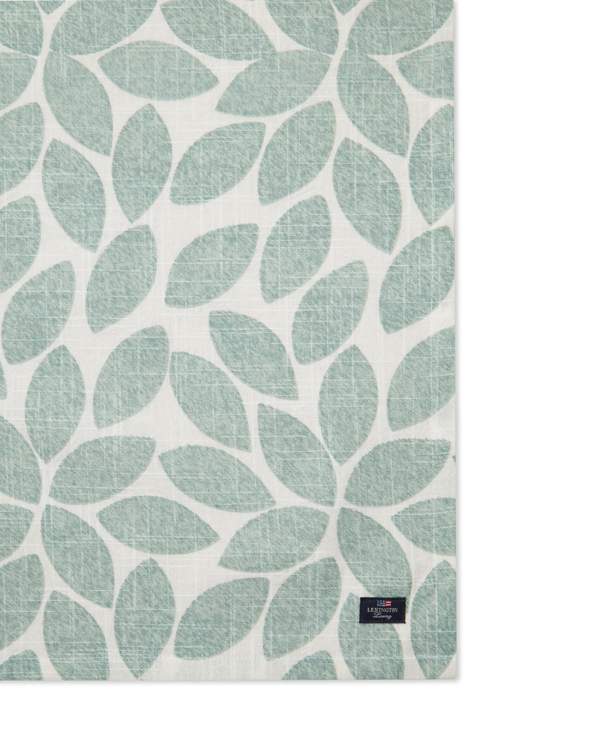 Printed Leaves ファブリックナプキン 50x50 cm, Green Lexington | レキシントン