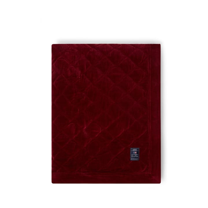 Quilted オーガニックコットン ベルベット ベッドスプレッド 240x260 cm - Red - Lexington | レキシントン