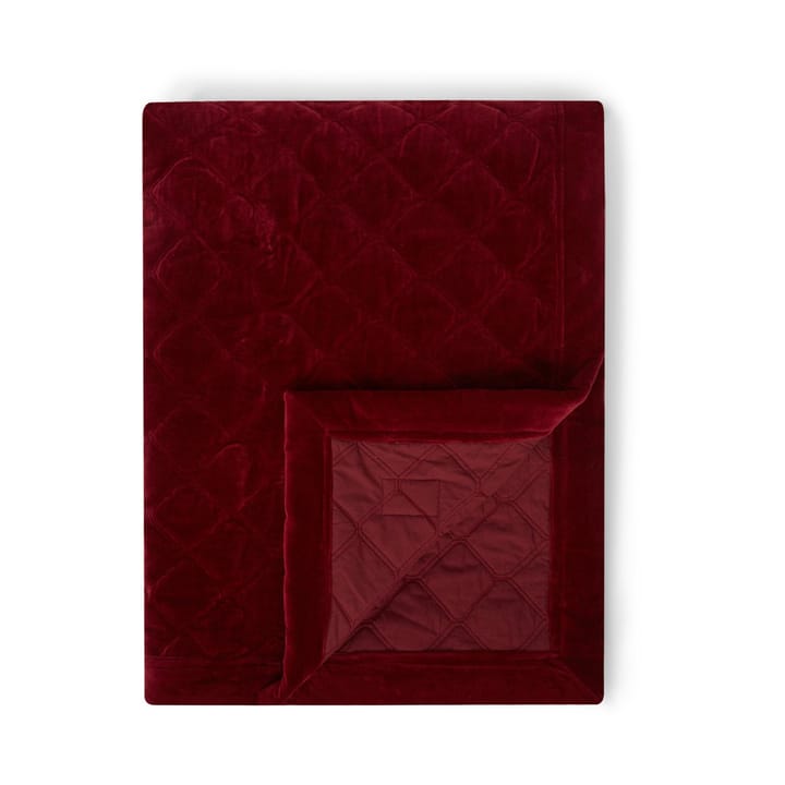 Quilted オーガニックコットン ベルベット ベッドスプレッド 240x260 cm, Red Lexington | レキシントン