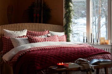Quilted オーガニックコットン ベルベット ベッドスプレッド 240x260 cm - Red - Lexington | レキシントン