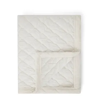 Quilted オーガニックコットン ベルベット ベッドスプレッド 240x260 cm - Snow white - Lexington | レキシントン