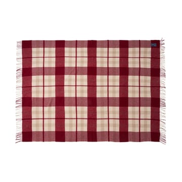 Red-beige チェック リサイクルウールスロー 130x170 cm - Red-beige - Lexington | レキシントン