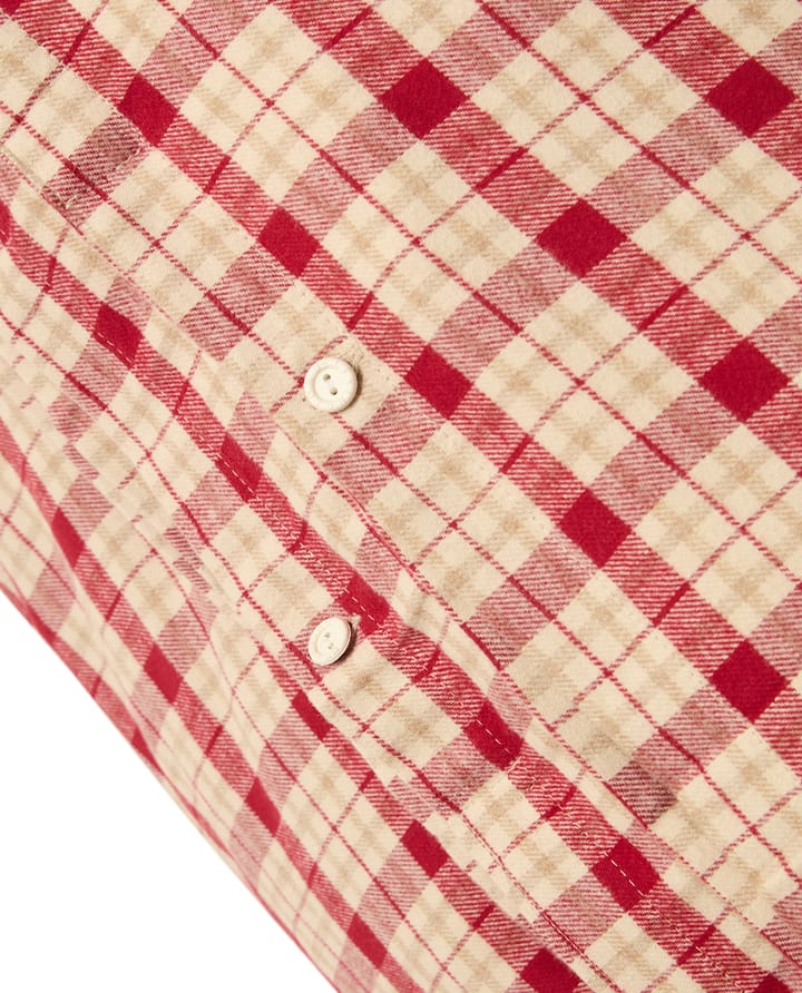 Red-beige チェック コットンフランネル 寝具セット 2ピース, 50x60 cm, 150x210 cm Lexington | レキシントン