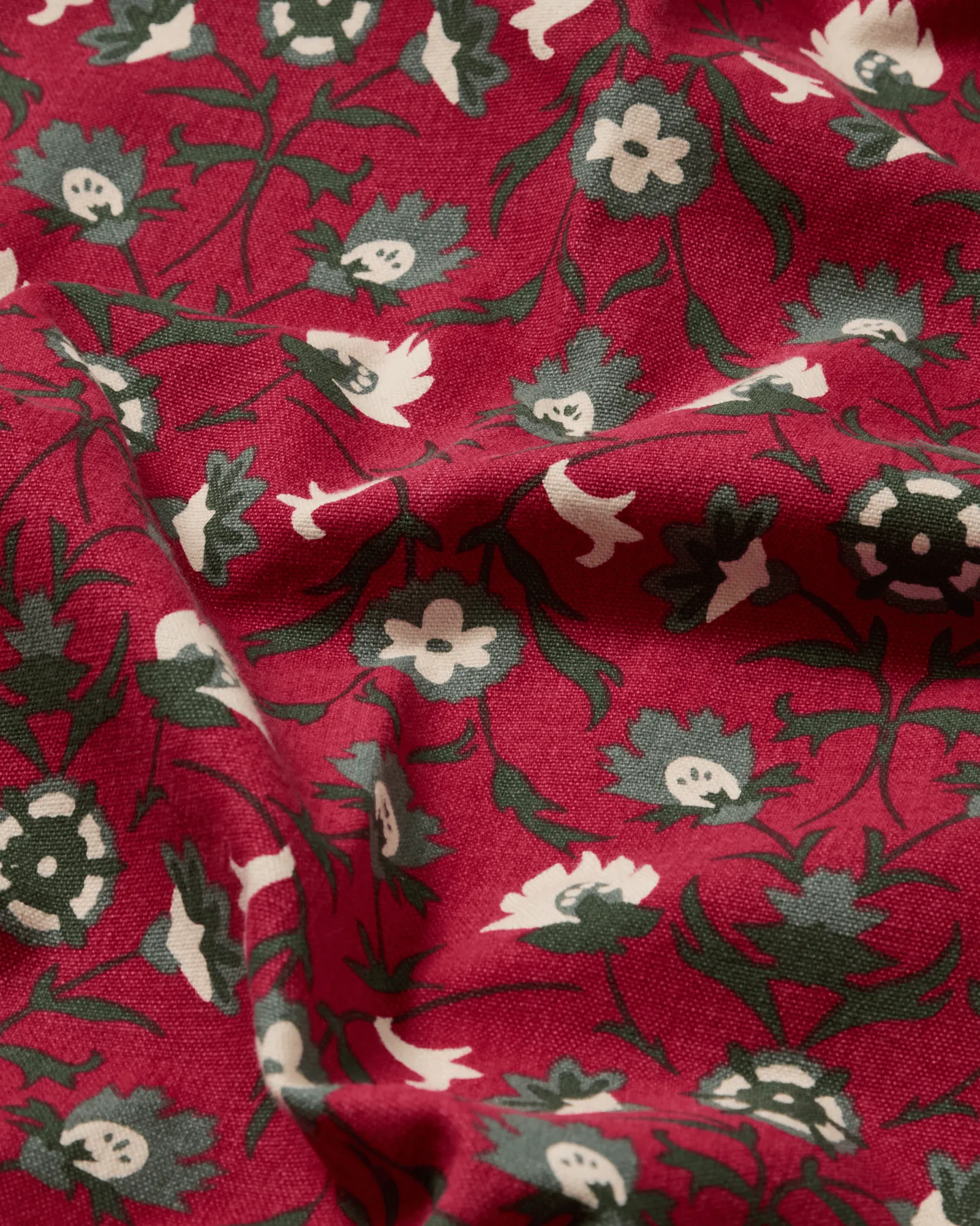 花柄 オーガニックコットン テーブルクロス, Red-beige-green, 150x250 cm Lexington | レキシントン
