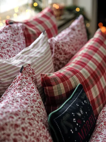 チェック コットン フランネル 寝具セット - Red-beige-green-white - Lexington | レキシントン