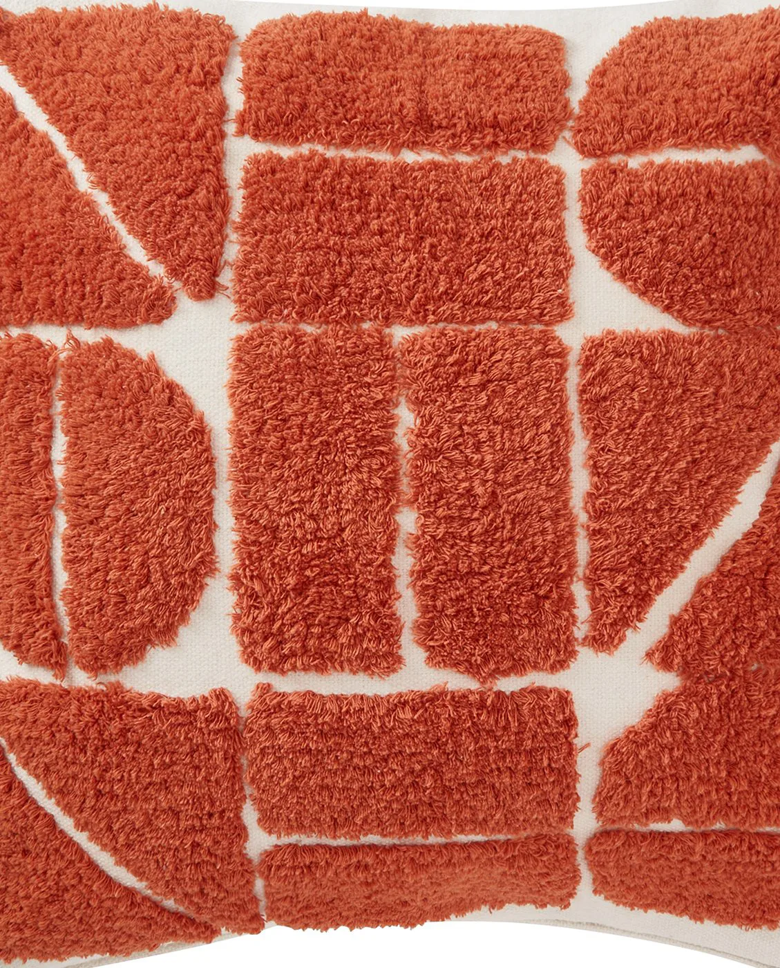Rug Graphic コットンキャンバス クッションカバー 50x50 cm, White Lexington | レキシントン