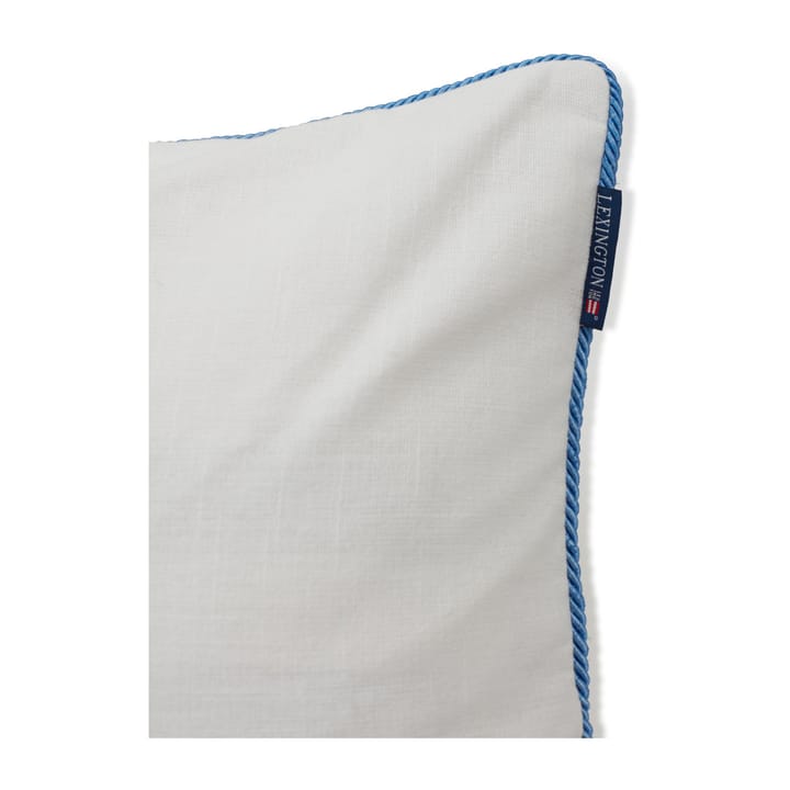 Seashell コットンキャンバス ピ�ローケース 50x50 cm, White-blue Lexington | レキシントン