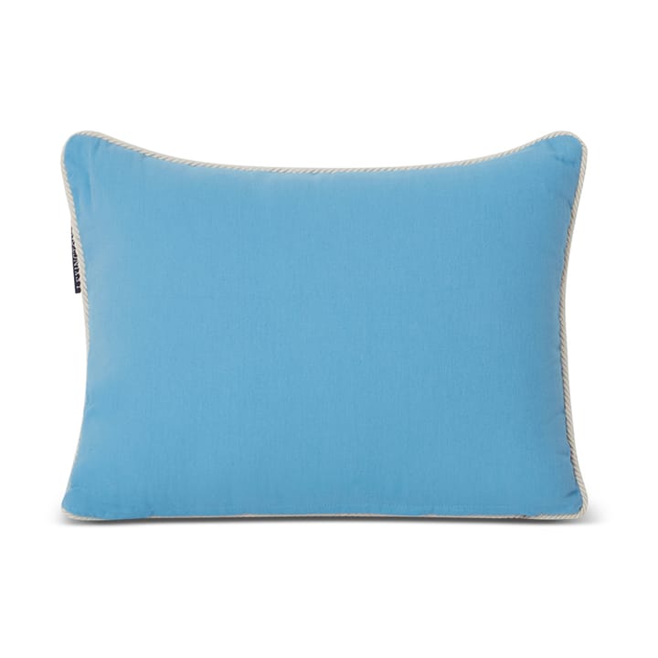Seaside スモールオーガニックコットン ツウィルクッション 30x40 cm, Blue-light beige Lexington | レキシントン