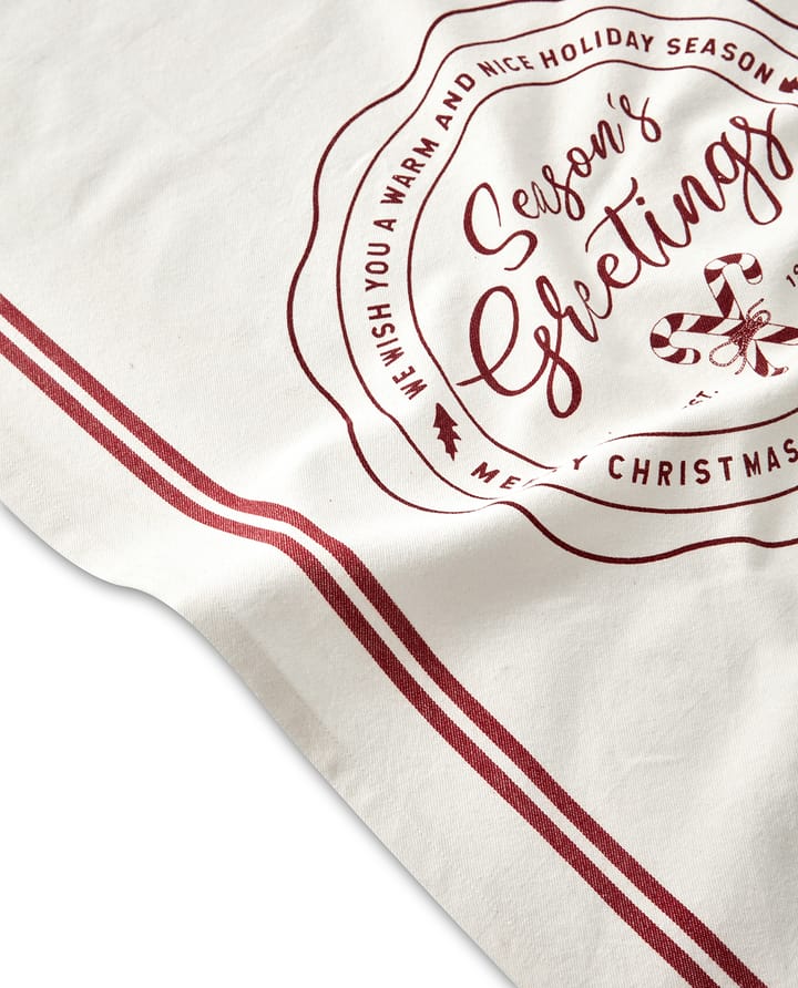 Seasons Greetings プリント ティータオル 50x70 cm, White-red Lexington | レキシントン