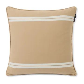 Side Striped ピローケース 50x50 cm - Beige-white - Lexington | レキシントン