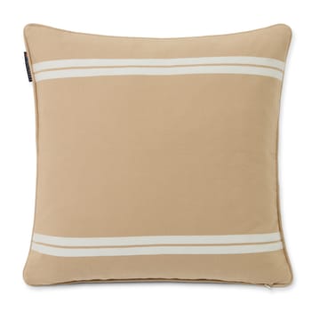 Side Striped ピローケース 50x50 cm - Beige-white - Lexington | レキシントン