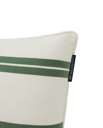 Side Striped クッション small 30x50 cm - White-green - Lexington | レキシントン