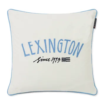 Since 1993 オーガニックコットン ピローケース 50x50 cm - White-blue - Lexington | レキシントン