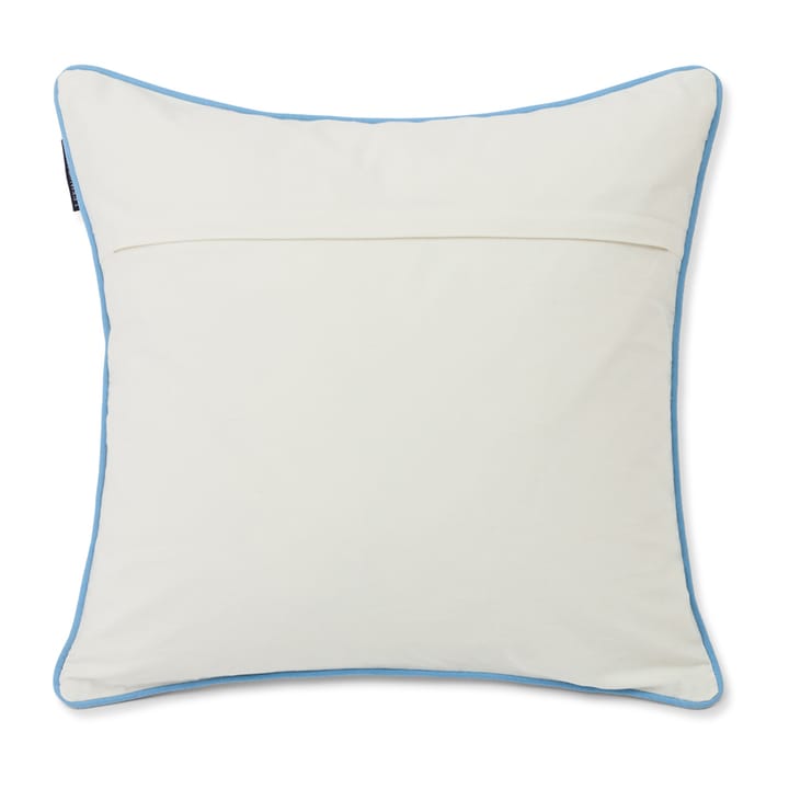Since 1993 オーガニックコットン ピローケース 50x50 cm, White-blue Lexington | レキシントン