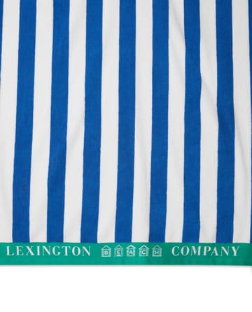 Stripe Cotton Terry ビーチタオル 100x180 cm - Blue-white-green - Lexington | レキシントン