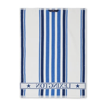 Stripe Cotton Terry キッチンタオル 50x70 cm - White-blue - Lexington | レキシントン