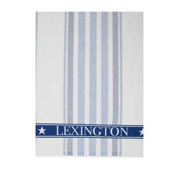 Stripe Cotton Terry キッチンタオル 50x70 cm - White-blue - Lexington | レキシントン