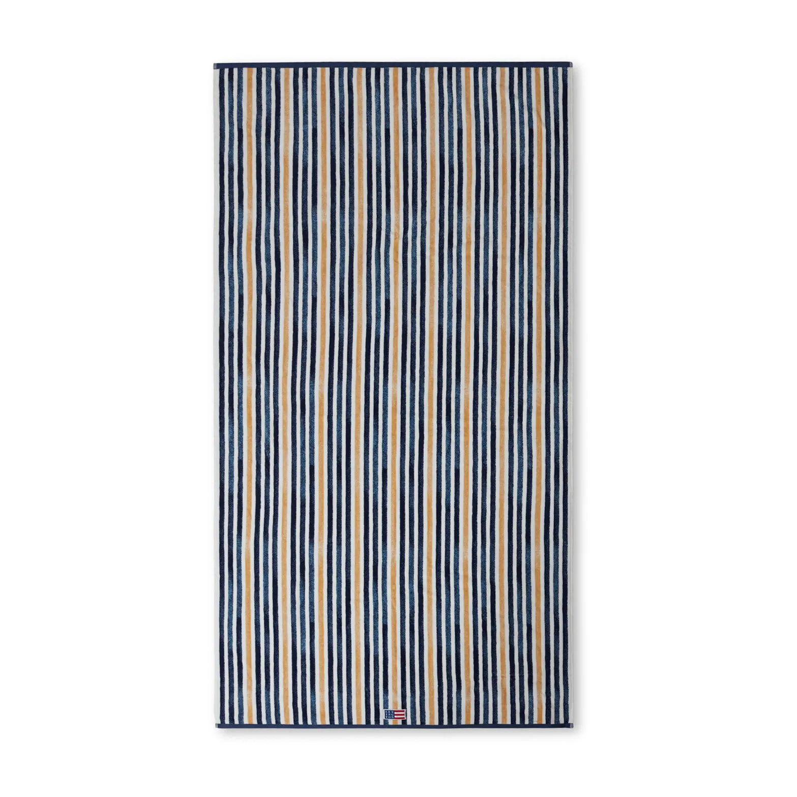Stripe Cotton Velour バスタオル 100x180 cm, Blue-white-oat Lexington | レキシントン