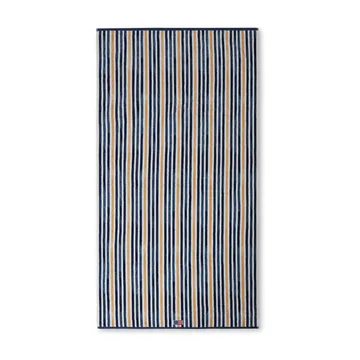 Stripe Cotton Velour バスタオル 100x180 cm - Blue-white-oat - Lexington | レキシントン