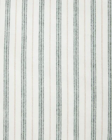 Stripe コットンフランネル 枕カバー - White-green-beige, 50x90 cm - Lexington | レキシントン