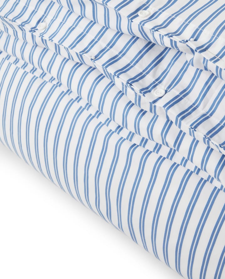 Striped cotton Poplin デュベカバー 150x210 cm - Blue - Lexington | レキシントン