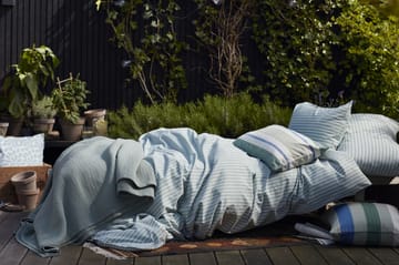 Striped cotton Poplin デュベカバー 150x210 cm - Green - Lexington | レキシントン