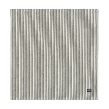 Striped linen napkins - Green-light beige, 50x50 cm - Lexington | レキシントン