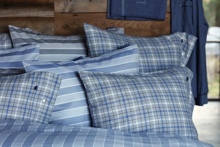 Striped Lyocell Cotton デュベカバー 150x210 cm, Blue-white Lexington | レキシントン