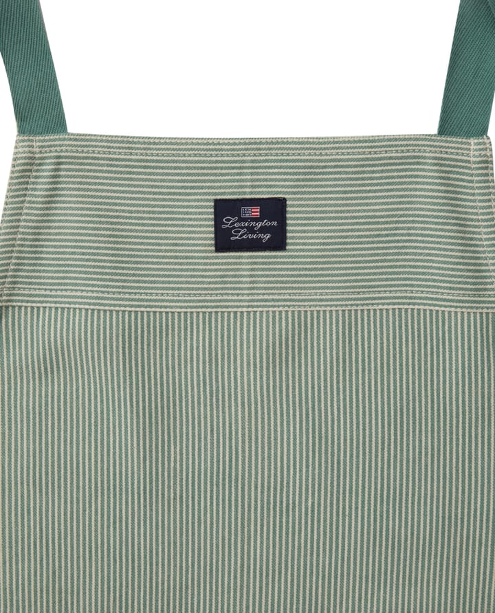 Striped Oxford エプロン, Green-white Lexington | レキシントン