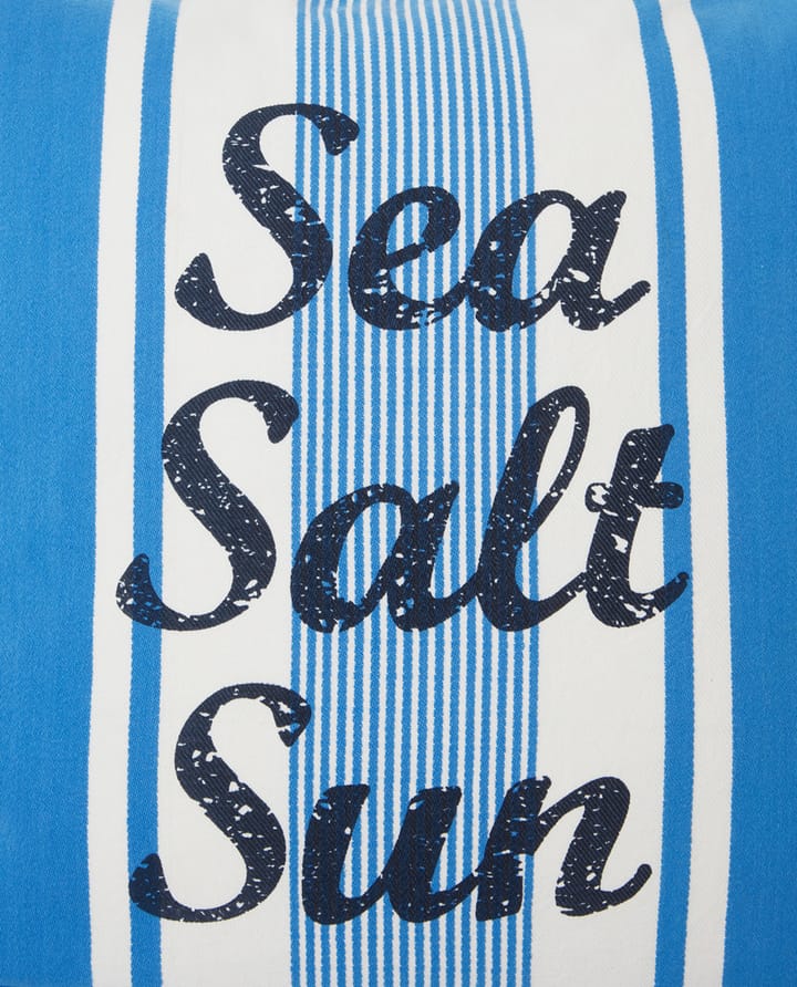 Striped Sea Salt Sun クッションカバー 50x50 cm, Blue-white Lexington | レキシントン