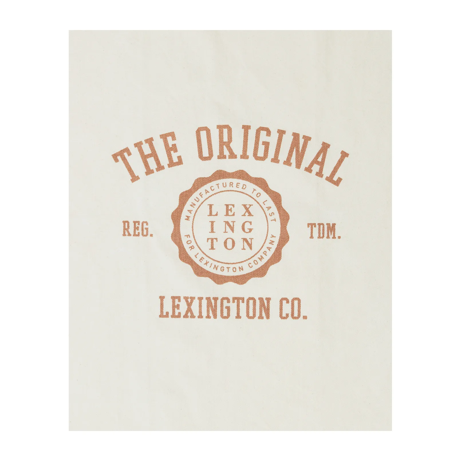 The Original Cotton Twill キッチンタオル 50x70 cm, Off White-brown Lexington | レキシントン