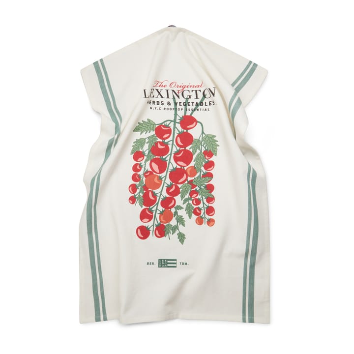 Tomato キッチンタオル 50x70 cm, White-red Lexington | レキシントン