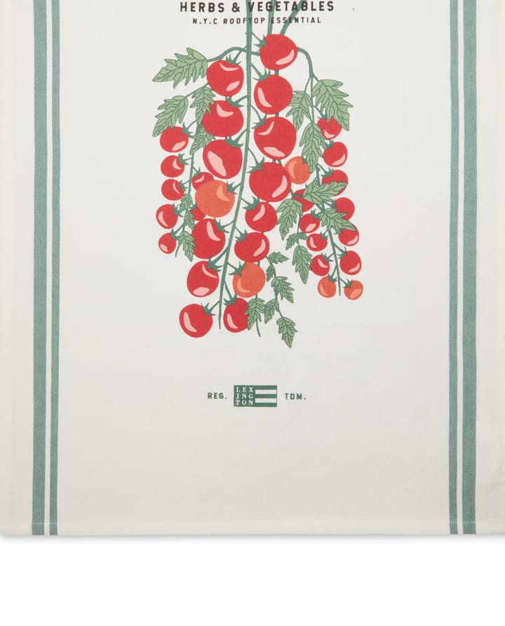 Tomato キッチンタオル 50x70 cm, White-red Lexington | レキシントン