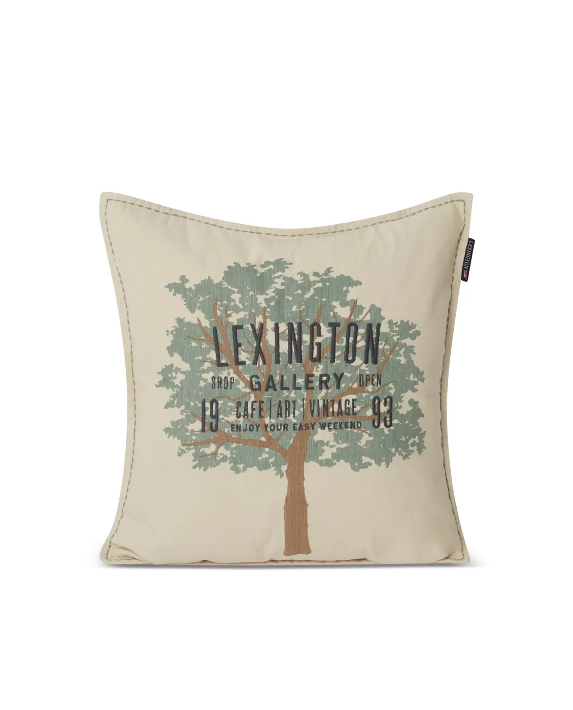 Tree Logo 枕ケース 50x50 cm, Light beige-green Lexington | レキシントン