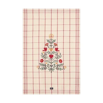 Tree リネン/コットン キッチンタオル - White-red-green, 50x70 cm - Lexington | レキシントン