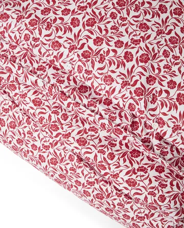 花柄 コットンサテン 寝具セット - White-Red - Lexington | レキシントン