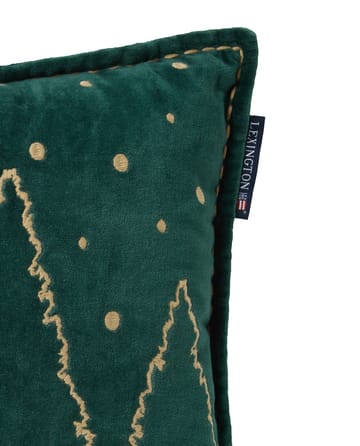 Winter House オーガニックベルベットクッション 30x50 cm - Green-Light Beige - Lexington | レキシントン