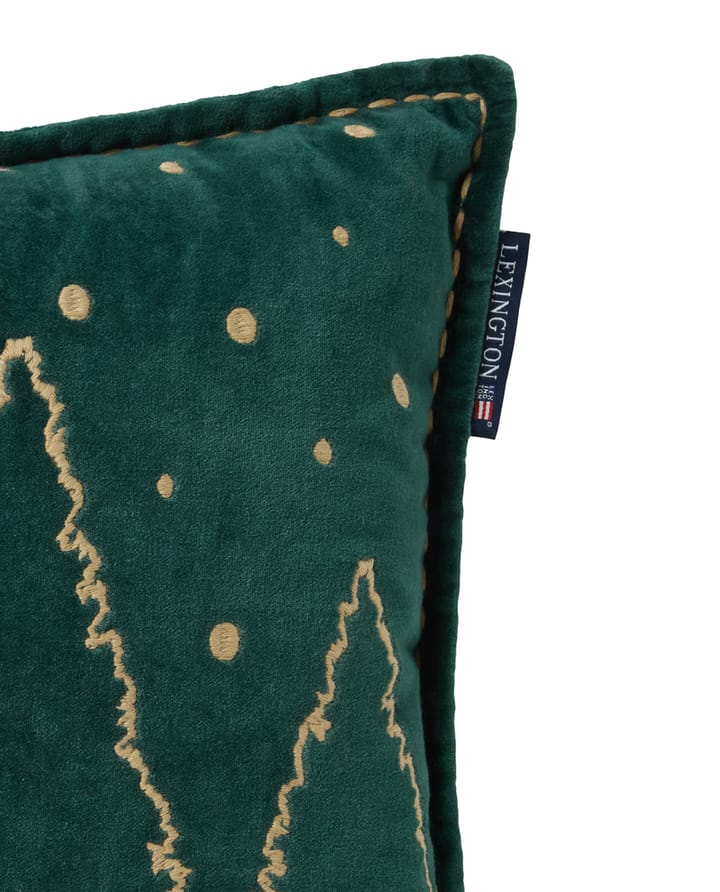 Winter House オーガニックベルベットクッション 30x50 cm, Green-Light Beige Lexington | レキシントン