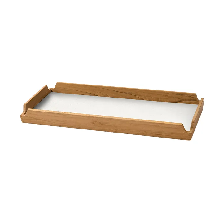 Airy Nupo トレイ - Pure white-teak, slim - LIND DNA | リンド ディーエヌエー