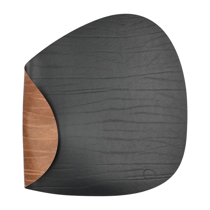 Buffalo ランチョンマット ダブル�サイド curve L - black-natur - LIND DNA | リンド ディーエヌエー