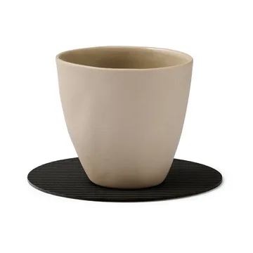 Corduroy コースター - Black ink, circle - LIND DNA | リンド ディーエヌエー