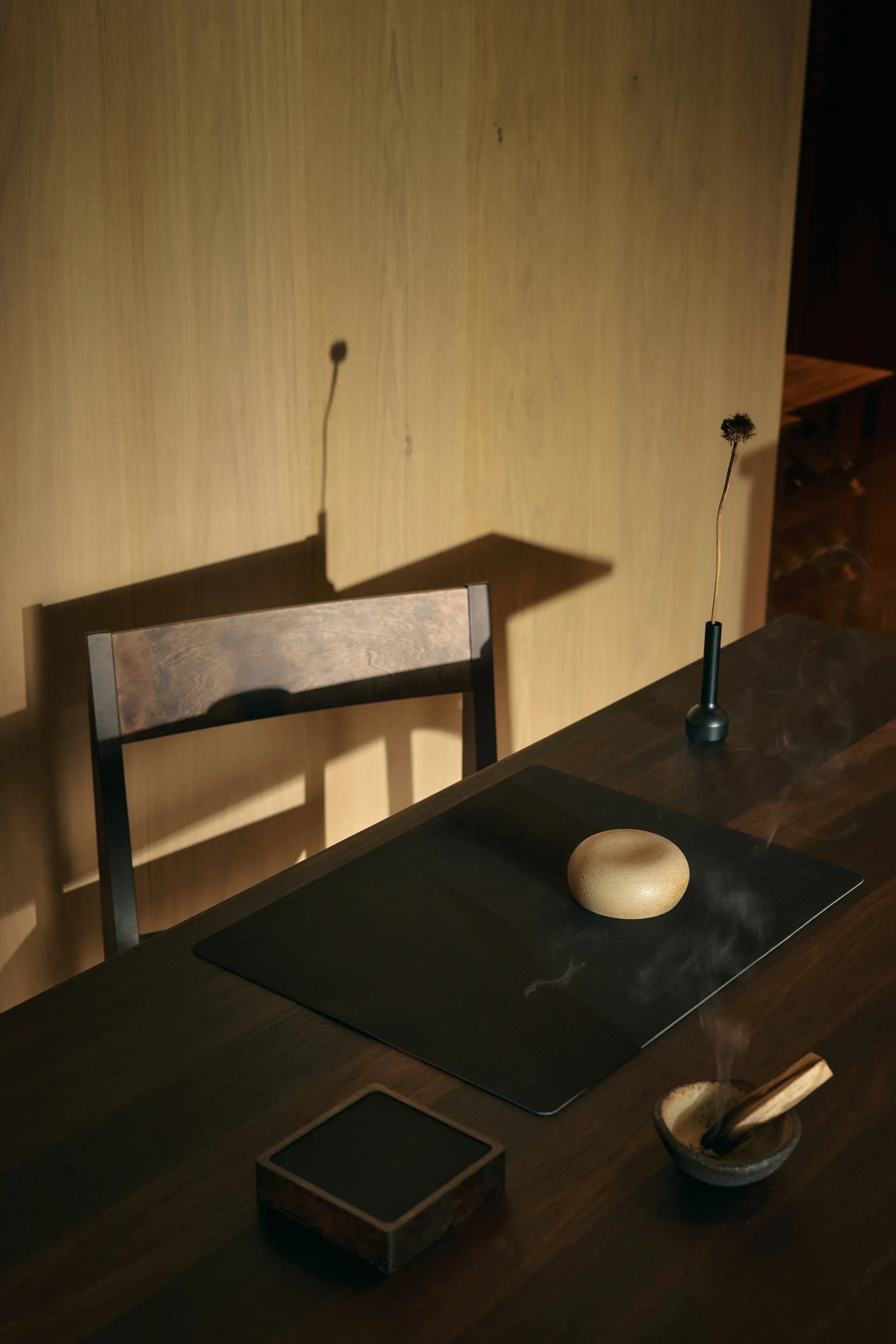 Corduroy コースター スクエア, Black ink LIND DNA | リンド ディーエヌエー