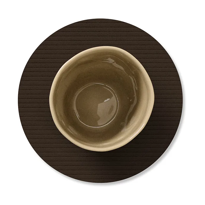 Corduroy コースター, Hazel, circle LIND DNA | リンド ディーエヌエー