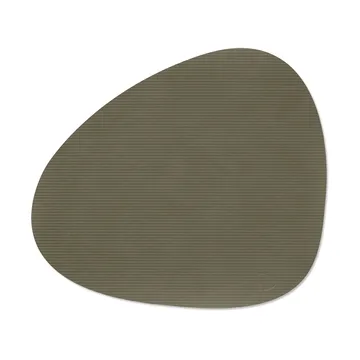Corduroy プレースマット カーブ L - Army Green - LIND DNA | リンド ディーエヌエー
