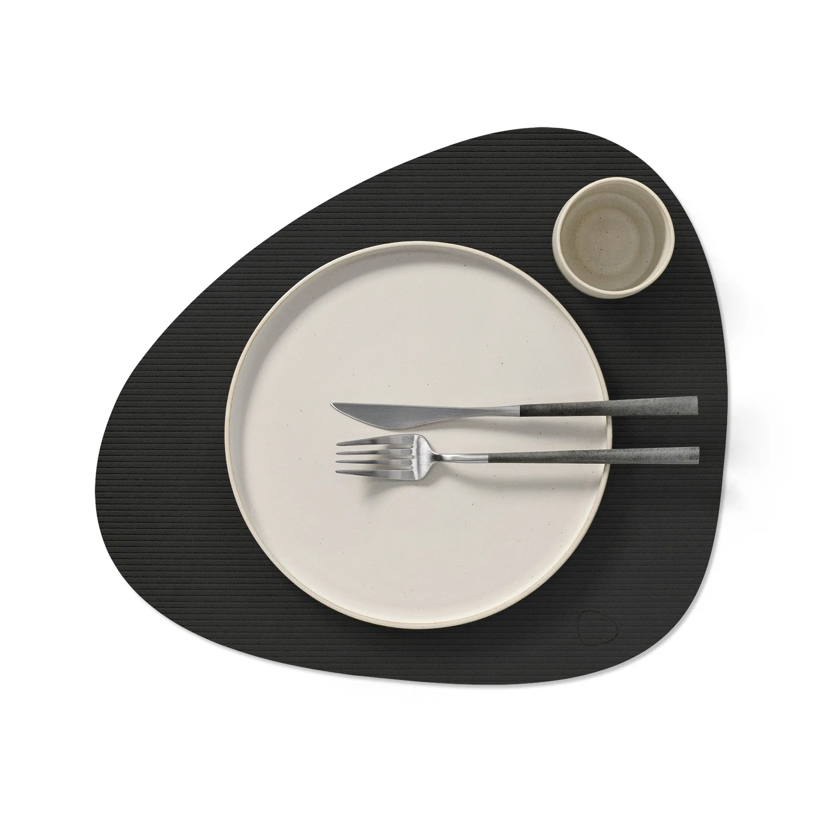 Corduroy プレースマット カーブ L, Black ink LIND DNA | リンド ディーエヌエー
