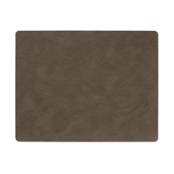 Corduroy プレースマット スクエア L - Caviar - LIND DNA | リンド ディーエヌエー