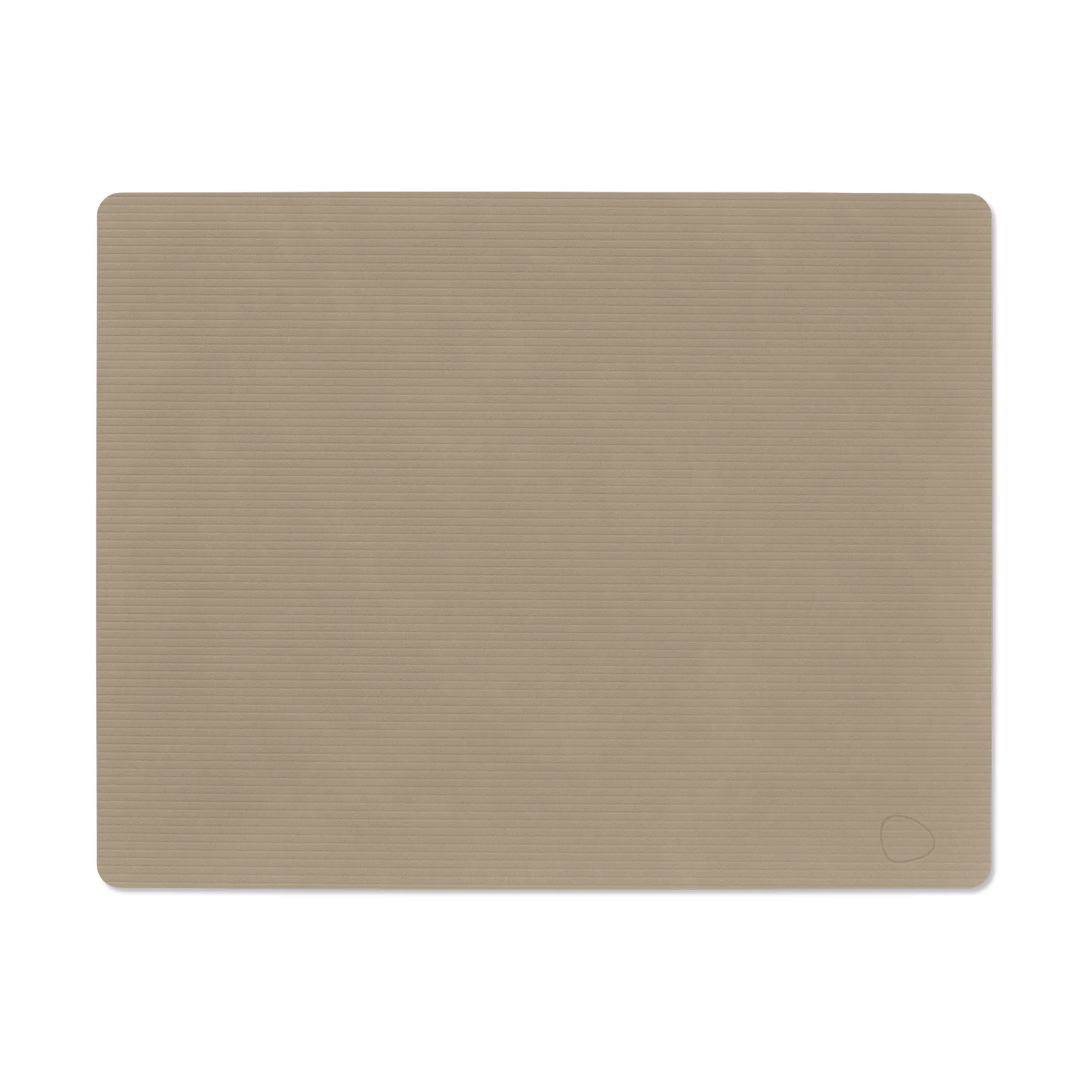 Corduroy プレースマット スクエア L, Clay Brown LIND DNA | リンド ディーエヌエー